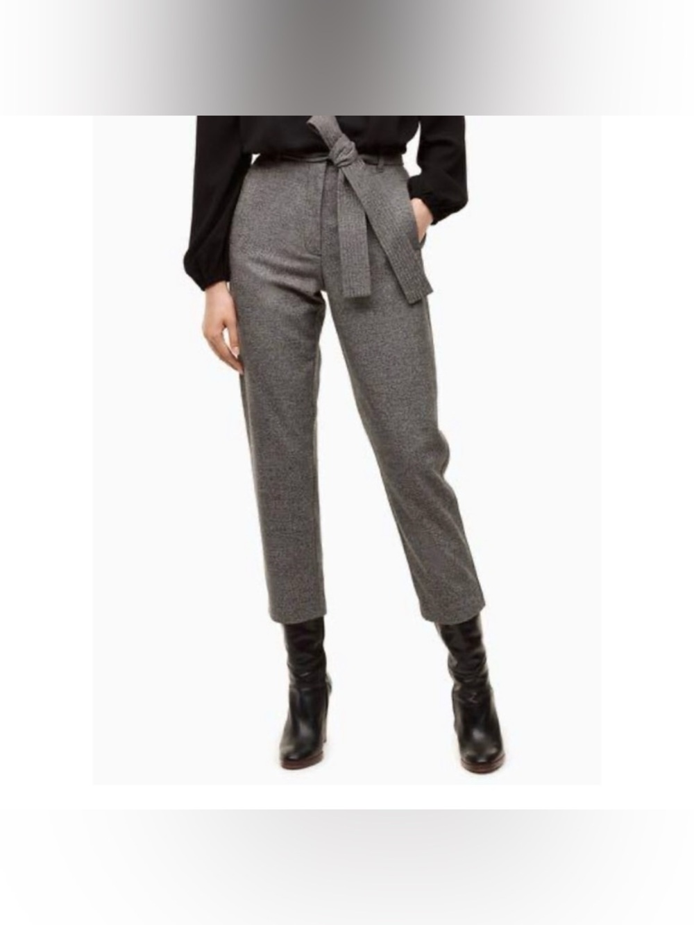 Aritzia Wilfred Tie-front Wool Cashmere Pants